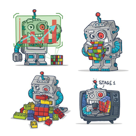 Роботы иконки