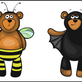 Мишки в костюмах