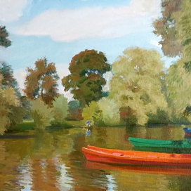 На реке Трубеж.