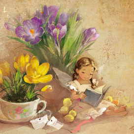 Крокусы..Весна близко)