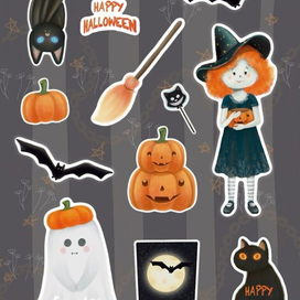 Halloween stickers 