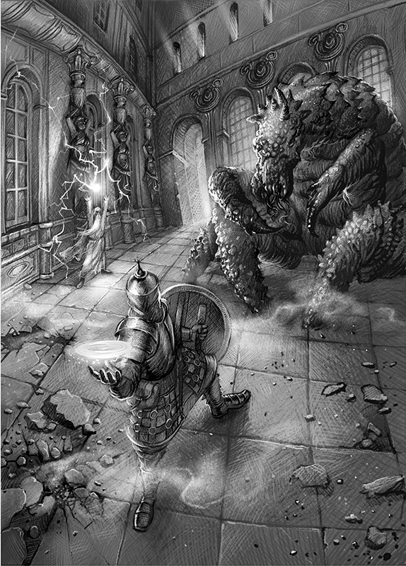 Иллюстрация к произведению Н. Перумова "Гибель богов".