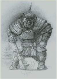 ОРК в Китайском костюме