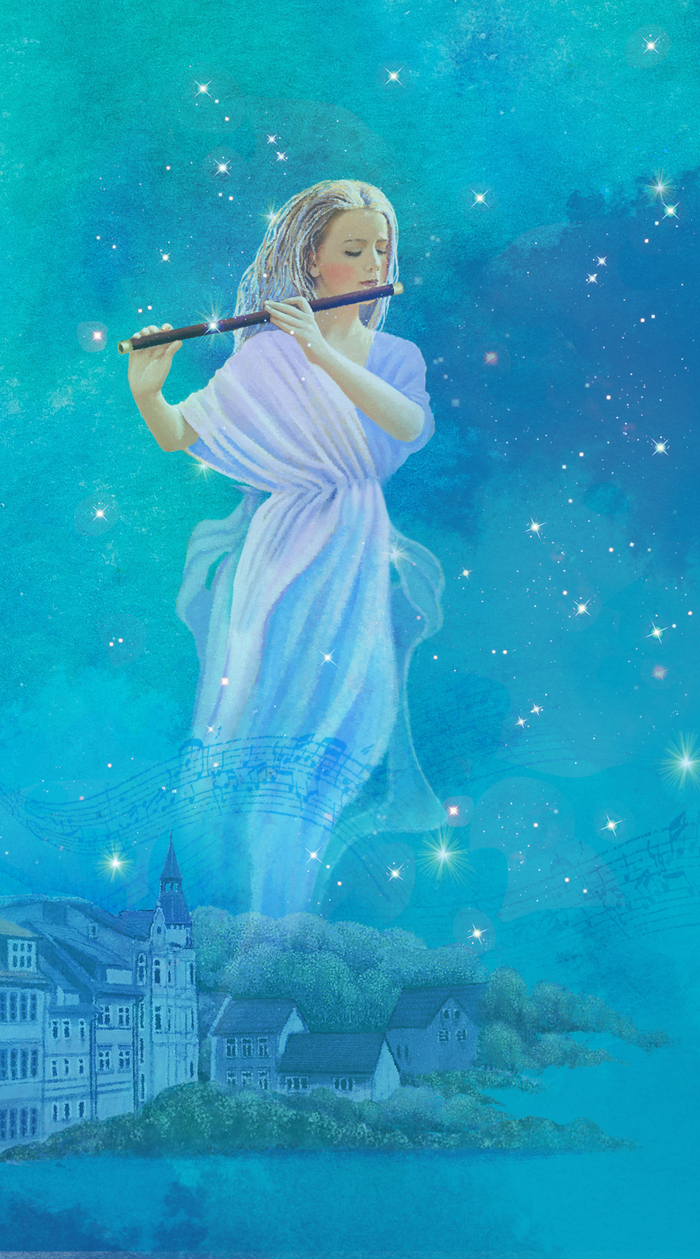 Иллюстрация к повести Марины Дробковой "Бах и звезды"