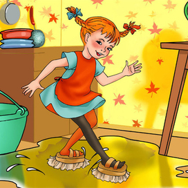 Пеппи-длинный чулок