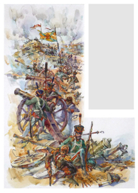 Гибель Кутайсова. Илл. к кн. О. Иванова "Герои ратных дел Отчизны", изд. "Московедение", 2005