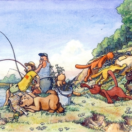 "Летняя рыбалка. Большой улов"