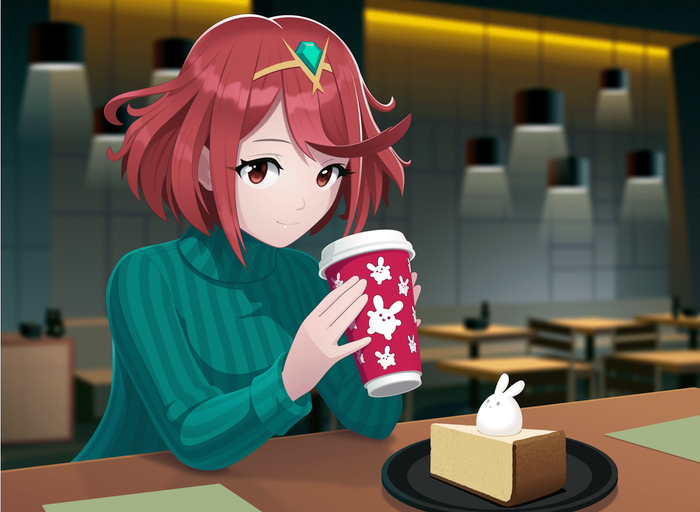   Пайра в кафе