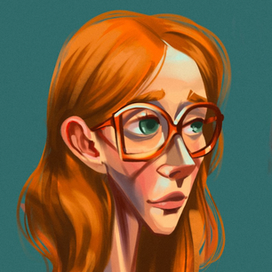 Стилизованный портрет девушки