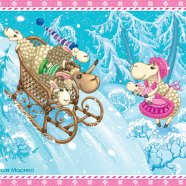 Зимний пейзаж (Новый год)