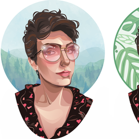 Векторный портрет