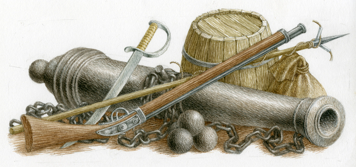 Р.Л.Стивенсон "Остров сокровищ" Издательство "MIKKO" Шмуцтитул 4