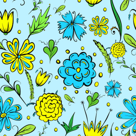 Цветочный паттерн