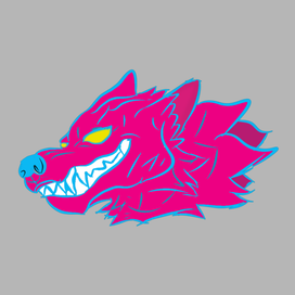 Розовый кот