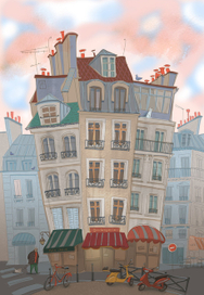 Парижские скетчи. Вечер.