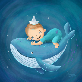 Мальчик и кит