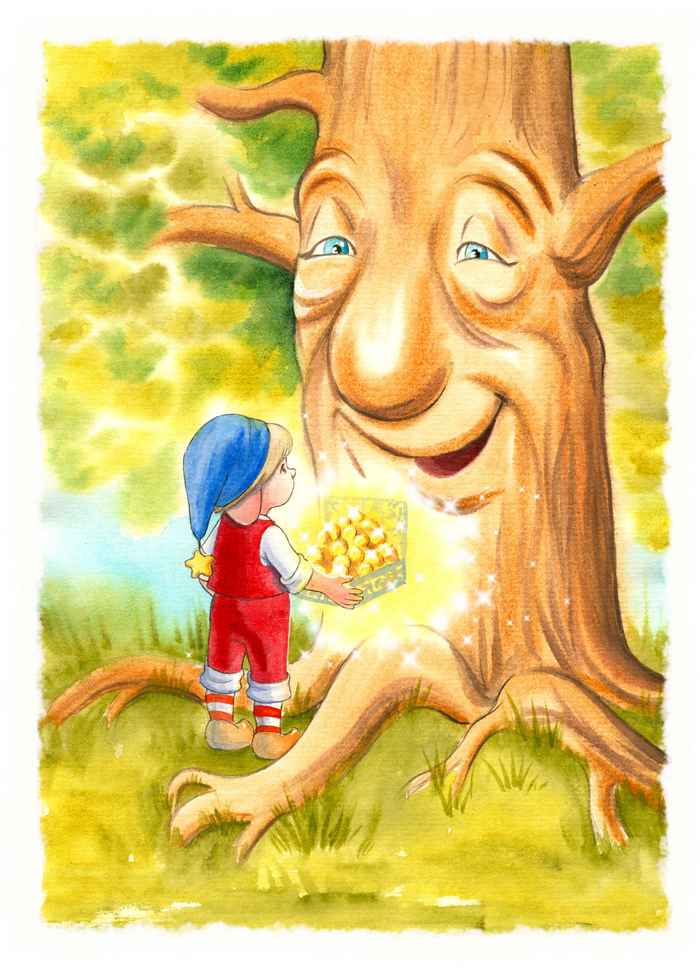 Волшебное дерево. Дарья Сигуа "Волшебный колпачок"