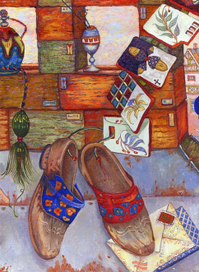 Тёплый вечер фрагмент в Маленькой Голландии.Фрагмент 7