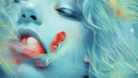 "Eliza" Живописная анимация нейросети. 