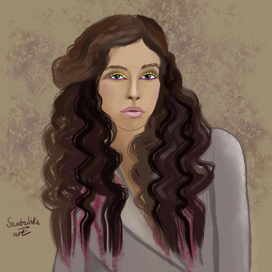 Портрет по мотивам причёсок Estel