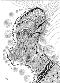 Графическая абстракция Карачевцевой Юли