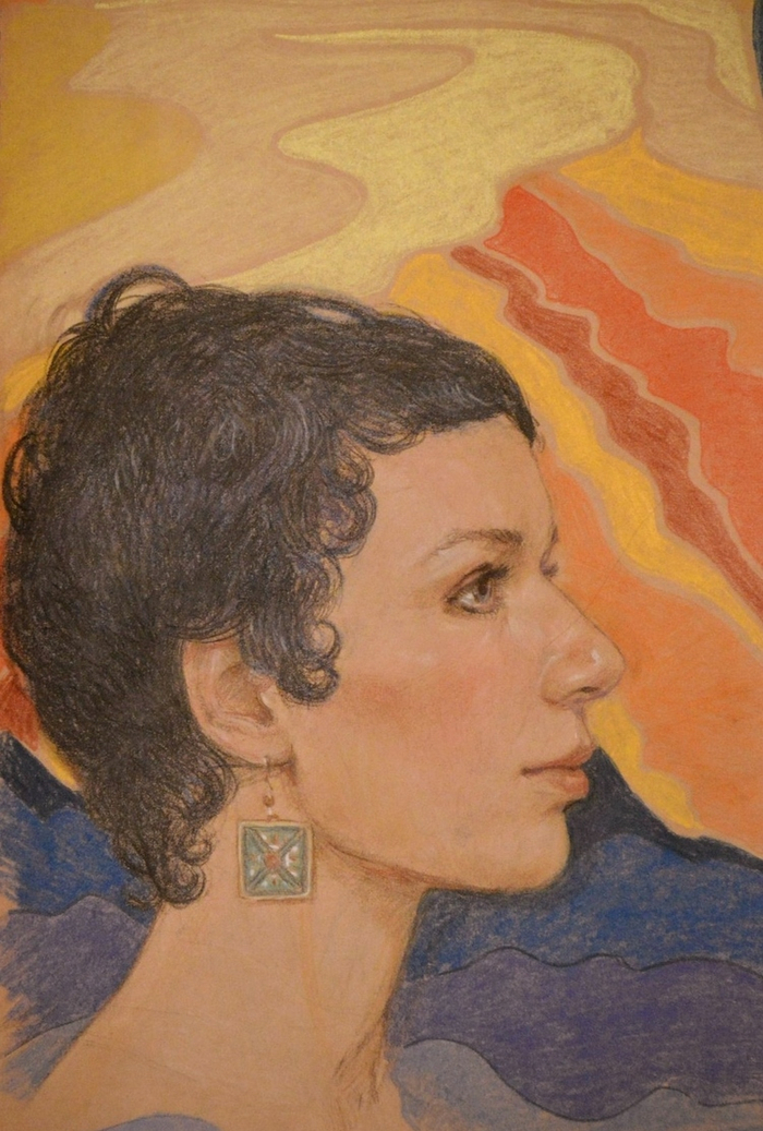 из серии "Профили Петербурга" мир художника