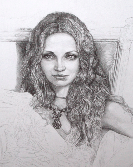 Муза. Фрагмент работы