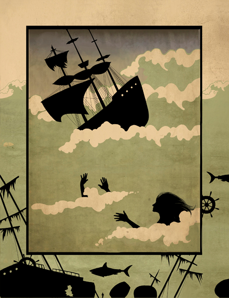 Иллюстрация к сказке Х.К.Андерсена "Русалочка"