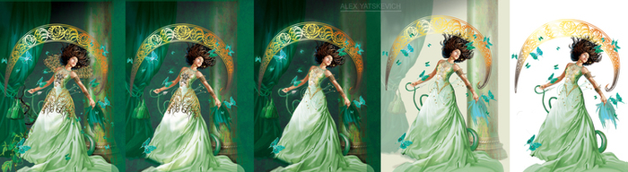 Девушка-зависть, варианты