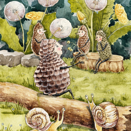 "Шишки на привале"