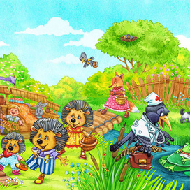 иллюстрация для детской книги