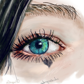 Скетч глаза