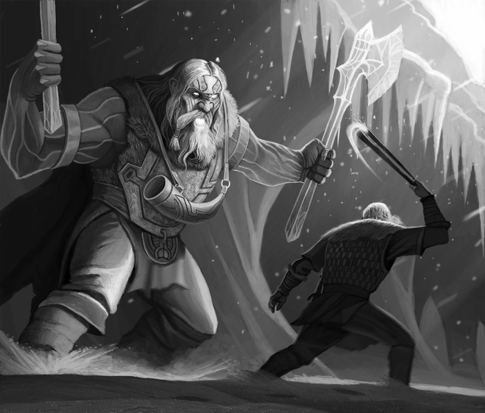 битва с ледяным великаном