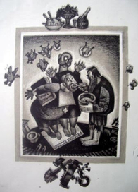 С-Щедрин. Как один мужик двух генералов накормил