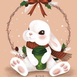 Новогодний зайчик