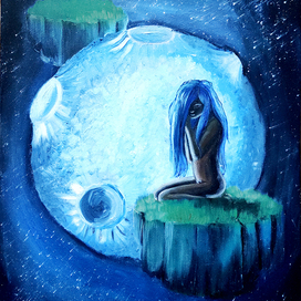 Астрал, х/м, 2021 г.