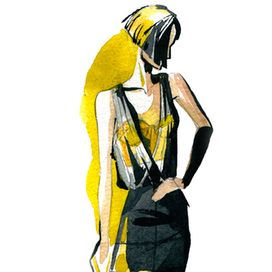 Эскиз модели одежды