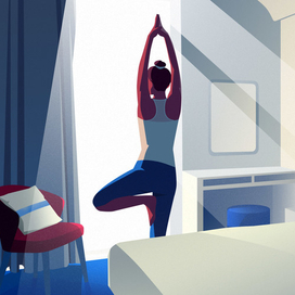 Утро в отеле