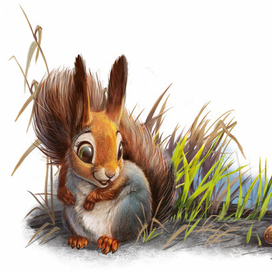 Белочка и жёлуди