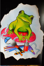 красавица утром рано