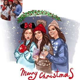 Иллюстрация в мультяшном стиле