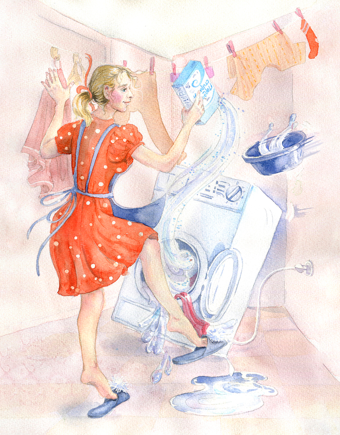 Чистая душа. Иллюстрация к книге современных сказок Юлии Чернухиной "Волшебные витражи". Издательство "Эксмо"