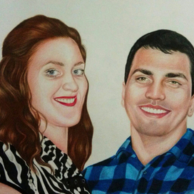 Портрет пары на заказ