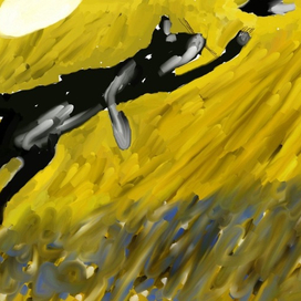 Охотится за птичкой