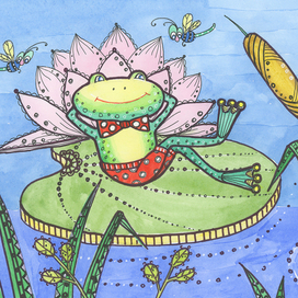 Веселый лягушонок