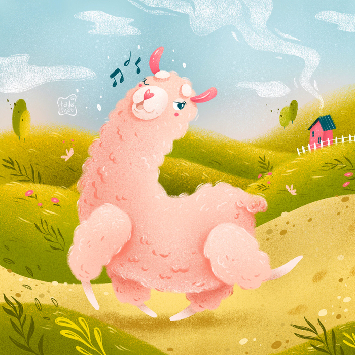 Поющая альпака