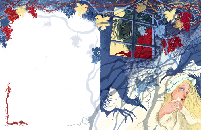 Иллюстрация к книге "Плащ Тролля" Анны Валенберг