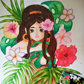 Тропическая тема🌺🌴