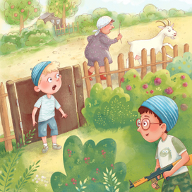 Лето в деревне