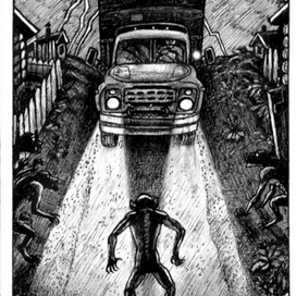 Из серии илл-й  к циклу "Черная земля"